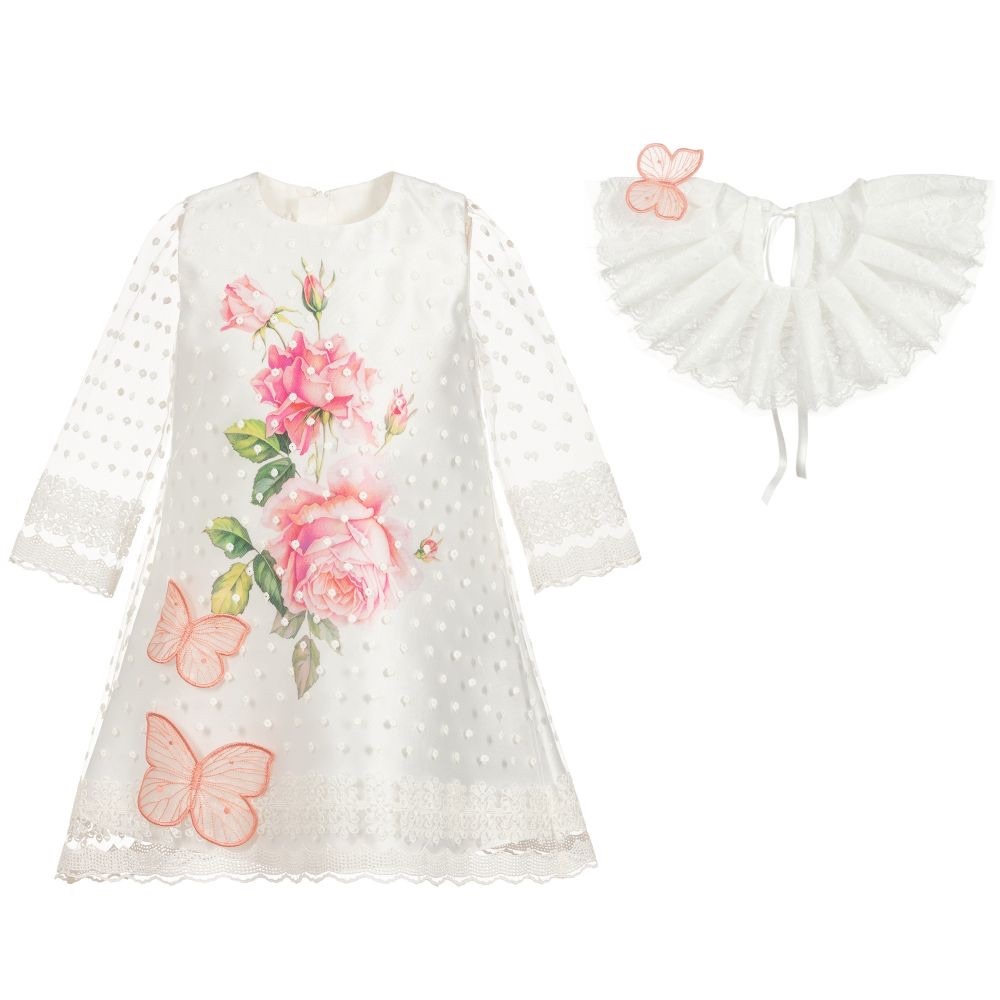 Junona White Floral Dress